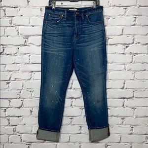 Madewell sz 29 high rise slim boy jean